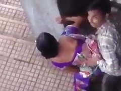 Indian couple caught in public
